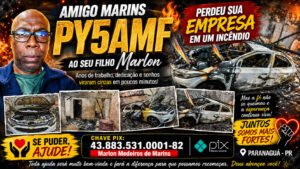 APOIO AO FILHO DE PY5AMF – MARINS