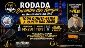 Rodada Encontro dos Amigos na Repetidora do UNO reúne radioamadores todas as quintas-feiras