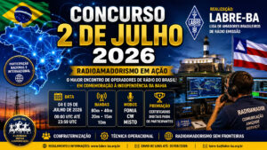 CONCURSO 2 DE JULHO 2026 – RADIOAMADORISMO EM AÇÃO