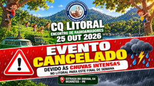 📡 CQ, CQ, CQ! Vem aí o CQ Litoral! EVENTO CANCELADO! – 26.10.2026