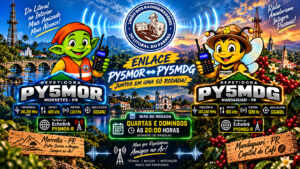 📡 ENLACE PY5MOR ↔ PY5MDG: Litoral e Interior Unidos pelo Rádio